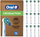 Koka furçe elektrike Oral B Cross Action, set me 12 copa, të bardha
