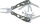 Mjet shumëpuns Gerber Suspension 1027823, çelik inox, i vogël e i lehtë, ngjyrë argjend