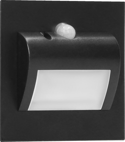 Ndriçues për shkallë Orno DRACO LED NEW AD-OS-6164LR6/B, 1.5W, 12VDC, i zi