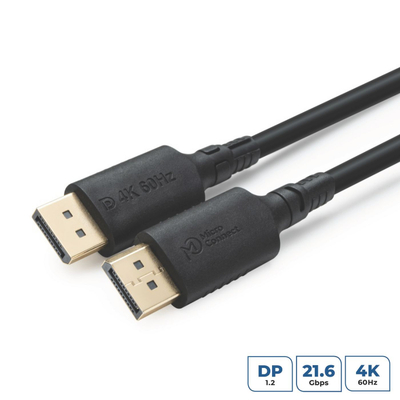 Kabllo DisplayPort Microconnect ColorFlex 4K, DisplayPort 1.2, e zezë