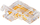 Lidhës për shirit LED Blow COB, 8mm, 2 pin, transparent