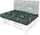 Dyshek për divan me paleta HOBBYGARDEN LEO, 120x80 cm, pëlhurë Oxford, gri