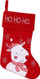 Çorape dekorative Krishtlindje Christmas Reindeer, 45cm, e kuqe