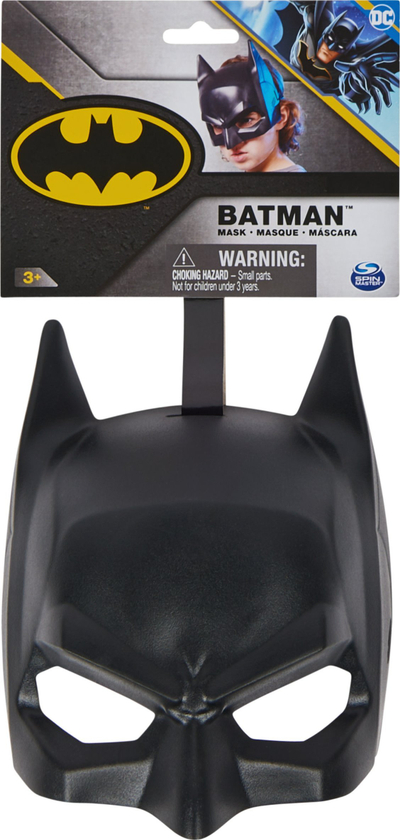 Maskë kostumi Batman Basic, për kalamaj 3+, e zezë