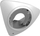 Mbajtëse qoshe për kamerë Hikvision DS-1274ZJ-DM28, alumini, e bardhë