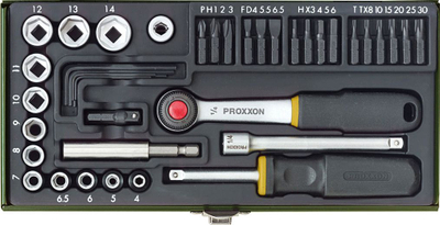Set veglash Proxxon (PR23070), 39 pjesë