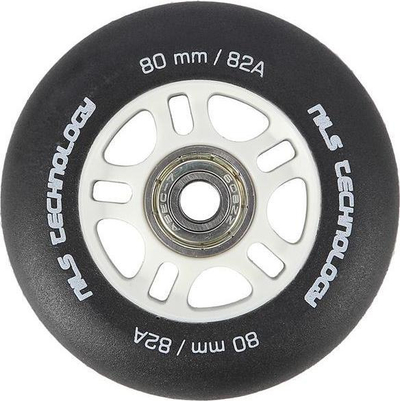 Set rrotash patina NILS EXTREME, 80x24 mm, 82A ABEC 9, të zeza mat