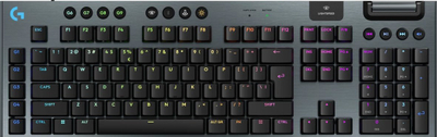 Tastierë për lojëra Logitech G915 X LIGHTSPEED, wireless, profil i ulët, e zezë