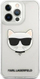 Mbrojtëse telefoni Karl Lagerfeld Choupette Head, për iPhone 13 Pro Max, TPU, e tejdukshme