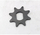 Rrotë zinxhiri DEA XDED7814.78, metal, e zezë