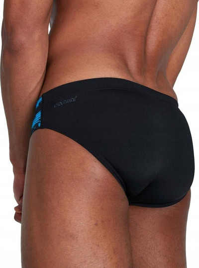 Rroba banje për burra Speedo Allover 7cm, Endurance+, blu me të zezë