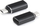 Adapter USB Type C në Micro USB, femër në mashkull, ngjyrë e zezë
