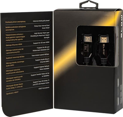 Kabllo HDMI Connection, 3m, 8K, HDMI 2.1, i zi