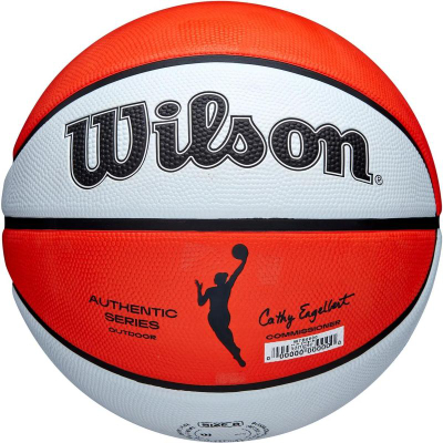 Top basketbolli Wilson WNBA Authentic Series WTB5200XB, nr. 6, për jashtë, portokalli