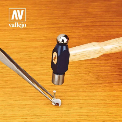 Pincetë Vallejo T12008, majë e drejtë, çelik inox, argjendtë