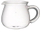 Karafë kafe Slow Coffee 1.3 Cup, qelq, transparente, set 2 copë