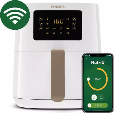 Fritezë me ajër Philips HD9255/30, 4.1L, ekran digjital, e zezë