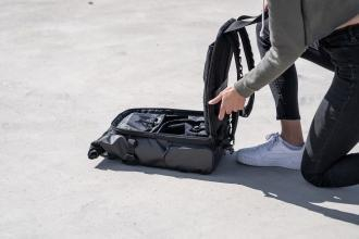 Çantë shpine fotografike WANDRD PRVKE 21 PK21-PB-3, 25L, me hapje rolltop, ngjyrë e zezë