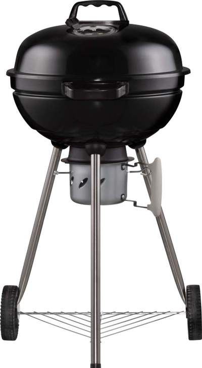 Скара на јаглен Mustang Basic 47, термометар во капак, дијаметар 32 cm, црна