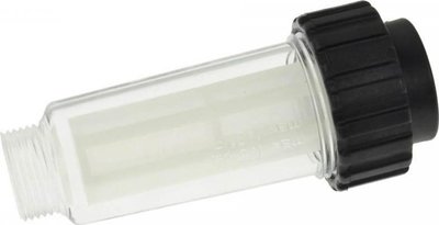 Filtër uji për lavatriçe me presion universal, 3/4", 80 mesh, i tejdukshëm