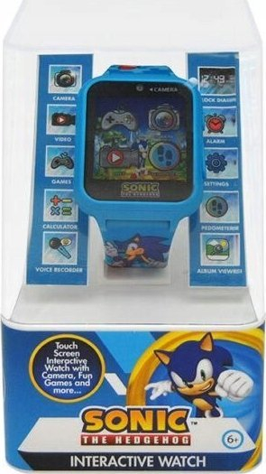Smartwatch për fëmijë Euroswan Sonic SNC4055, 10 funksione, kamerë, blu