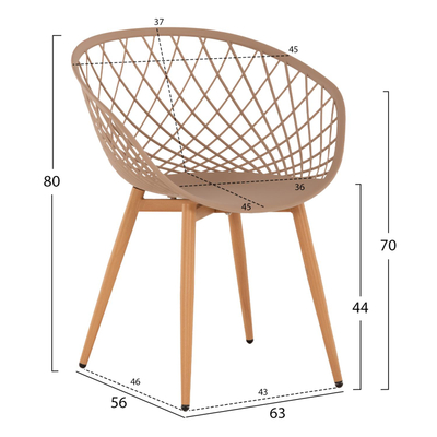 Kolltuk Ariadne 63x56x80Hcm (HM8001.13)