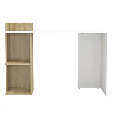 Tavolinë me rafte “Syndya” 112×55×85 cm,"HM8994.02", bardhë