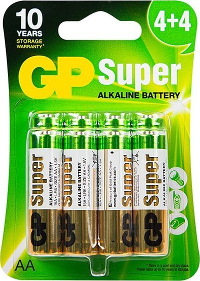 Bateri alkaline Blow 82-627, AA, 1.5V, set 8 copë