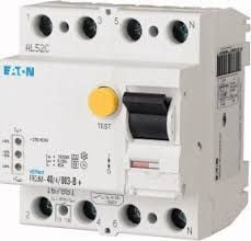 Ndërprerës diferencial Eaton FRCdM 25003 G/B, 4P, 25A 30mA