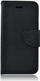 Калфa портфељ Fancy Book Case за Samsung Galaxy J7 2016, магнетно затворање, еколошка кожа, црн