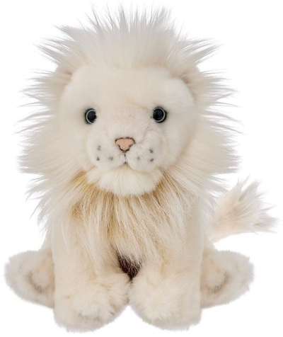 Плишана играчка Beppe White Lion, играчка лав, 25cm, бел