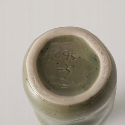 Vazo dekorative Boltze Mylana, porcelan, 15 cm, bezhë