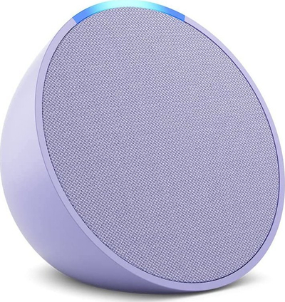 Паметен звучник Amazon Echo Pop, со Алекса, Блутут Ви‑Фи, виолетова Lavender Bloom