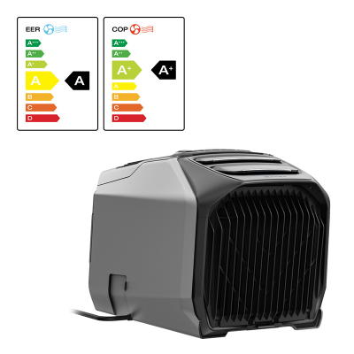 Kondicioner portabël EcoFlow Wave 3, me ngrohje, kontroll me aplikacion, gri e errët