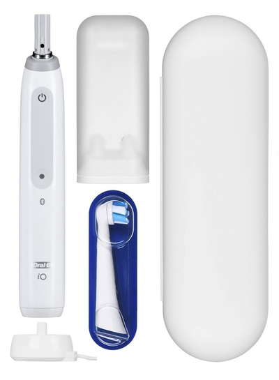 Furçë dhëmbësh elektrike Oral-B iO Series 4, 4 modalitete, me kuti udhëtimi, e bardhë