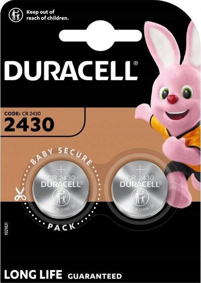 Bateri litiumi Duracell CR2430, 3V, pako me 2 copë