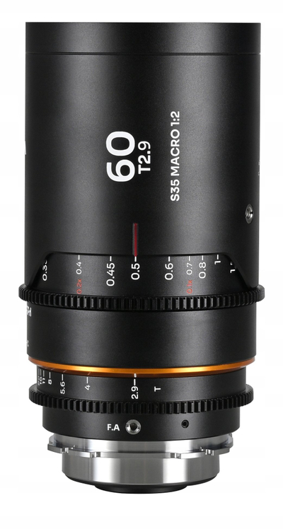 Objective kinematografik Laowa Nanomorph 60mm T2.9, 1.5x S35 Macro 1:2, mount Arri PL Canon EF, i zi