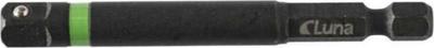 Adapter goditës Luna 242280303, 1/4" në 1/2", 75mm, metalik