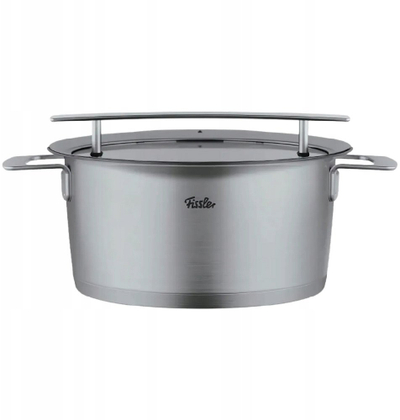 Tenxhere Fissler Phi Collection, 5.1L, inox, me kapak xhami