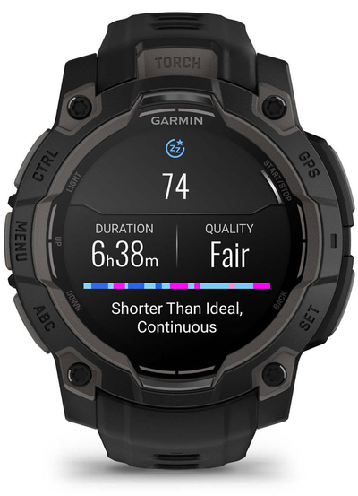 Garmin Instinct 3 GPS паметен часовник, 45 mm, AMOLED, црн