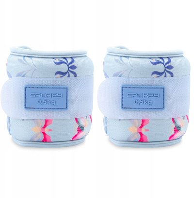 Pesha kyçi dhe kyçi këmbë Spokey The Bloom, 2 x 0.5 kg, neopren, gri