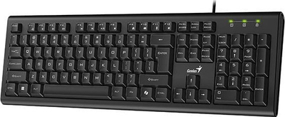 Tastierë Genius KB-113 COPILOT, me kabllo USB, profil i ulët, e zezë