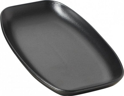 Pjatë drejtkëndore Revol Club, 24 cm, e zezë
