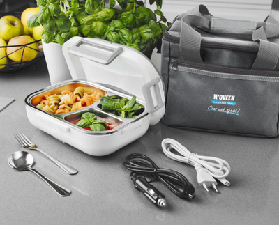 Ngrohës elektrik ushqimi Lunch Box Noveen Grey (LB510)