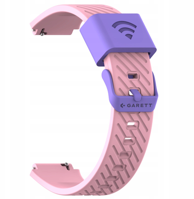 Rrip pagese NFC Garett Pay Kids, 18mm, për smartwatch për kalamaj, rozë vjollcë