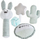 Set lodrash Barry King Gift 5in1 për qen, 5 copë, gri blu