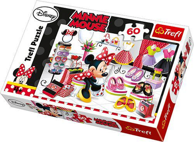 Puzzle - Minnie Mouse: Shopping Madness, 60 copë (18013)