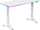 Tavolinë gaming ULTRADESK Iron Wei, skelet çeliku, drita LED, e zezë