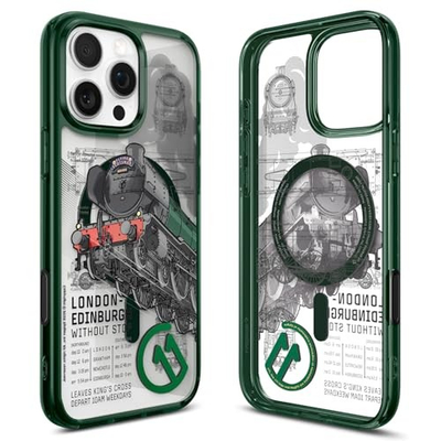 Mbrojtëse telefoni Spigen Ultra Hybrid C11 për iPhone 16 Pro, model C11 Scotsman Fir, transparente