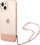 Kuti mbrojtëse Guess GUHCP14MHGCOHP për iPhone 14 Plus, 6.7", polikarbonat, rozë e tejdukshme